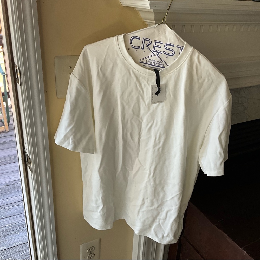 Primark White Crew Neck Tee